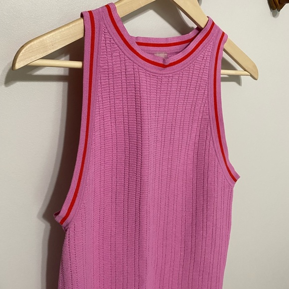 PQ Swim Pink Mini Dress with Red Accents - Picture 2 of 7